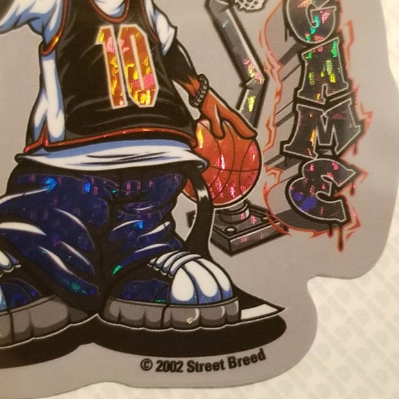 '02 Street Breed prism vending mach. sticker "Got Game" - Picture 5 of 7